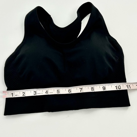 SOMA Black Small Sport Seamless Keyhole Racerback Sports Bra Medium Support - Picture 8 of 9